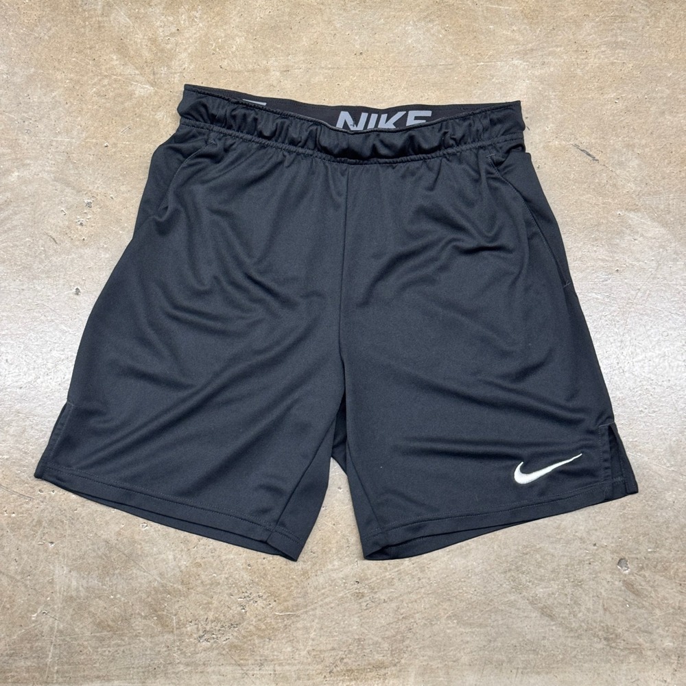 Nike Dri-FIT Mens Black Athletic Training Shorts Small CJ2044-010